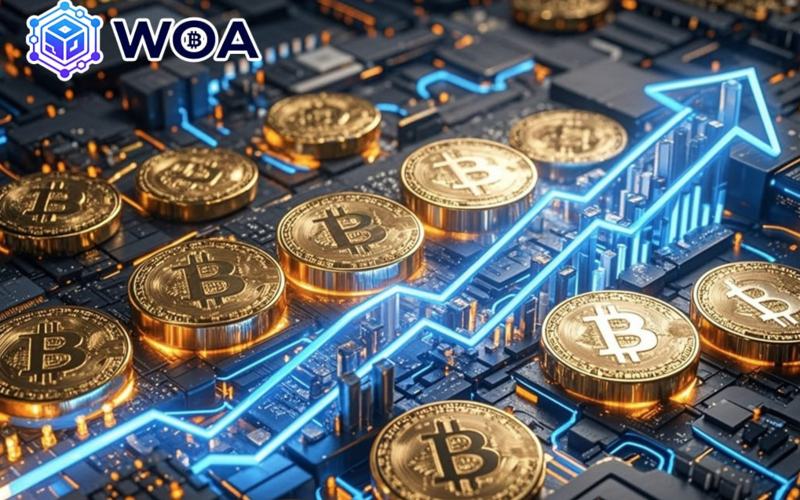 WOA Crypto launches the world's first BTC cloud mining app, helping BTC prices reach a new high of $125,000 and increasing daily returns for holders