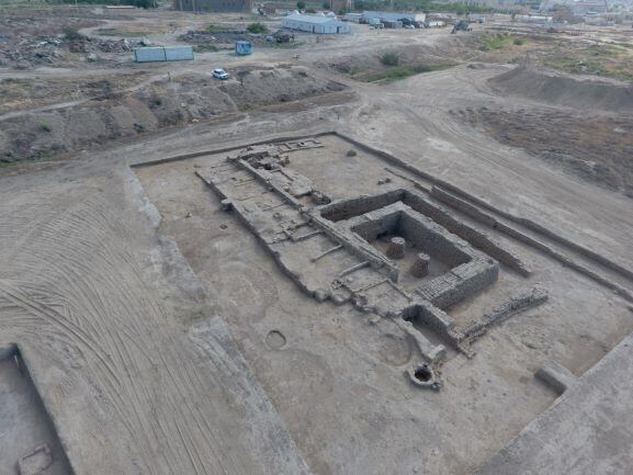 В городище Культобе найдено уникальное сооружение - древняя ханака