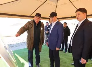 Туризм, водное и сельское хозяйство: Ербол Карашукеев посетил ряд объектов Меркенского района