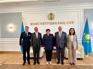 Председатель Конституционного Суда встретилась с руководством Международного финансового центра «Астана» (МФЦА)