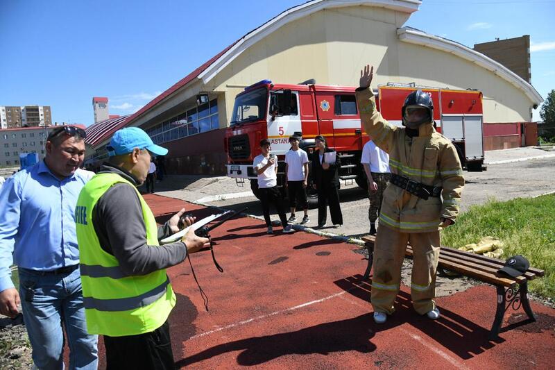Лучших юных спасателей определяли в Астане