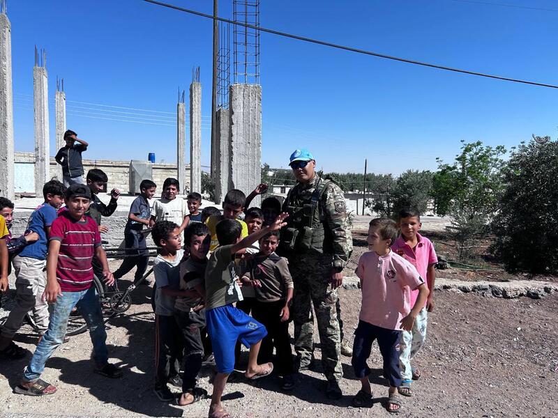 Казахстанские миротворцы обезвредили более тысячи взрывоопасных предметов на Голанских высотах