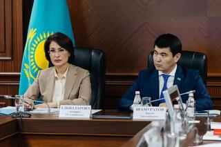 МИНИСТР ЗДРАВООХРАНЕНИЯ ПРОВЕЛА ВСТРЕЧУ С ЖИТЕЛЯМИ МАКАТСКОГО РАЙОНА АТЫРАУСКОЙ ОБЛАСТИ