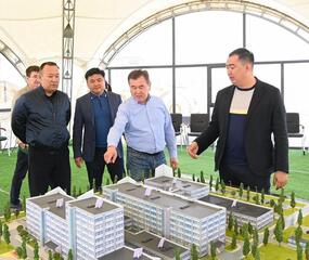 Аким области посетил объекты строительства в Кызылорде