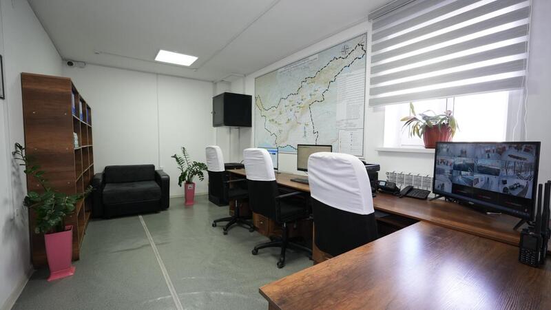 В селе Сарыозек начала работу обновленная пожарная часть