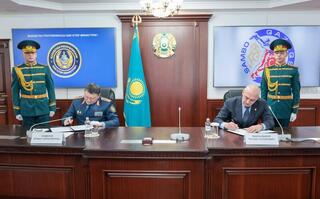 МВД и Казахстанская Федерация спортивного и боевого самбо подписали Меморандум о сотрудничестве