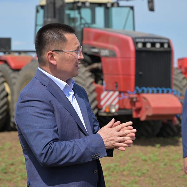 Аким области Асаин Байханов посетил с рабочей поездкой Щербактинский район