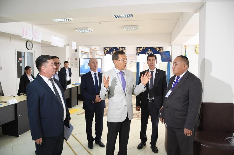 Председатель ЦИК РК Нурлан Абдиров посетил Кызылординскую область с рабочей поездкой