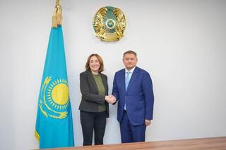 Министр науки и высшего образования провел встречу с Послом США в Казахстане 