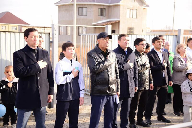 В селе К. Нокина в пригороде Актобе открылся новый спортивный комплекс