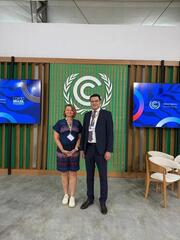 Состоялась двусторонняя встреча вице-министра Мансура Ошурбаева с Главой отдела мобилизации ресурсов и партнерства Исполнительного офиса РКИК ООН Марией Мисовиковой