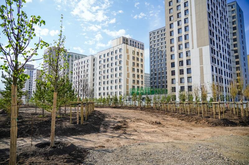 173 общественных и дворовых пространств благоустроят в Астане в текущем году