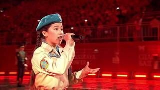 Воспитанница детской студии «Жас сарбаз» стала третьей в конкурсе «Голос. Дети»