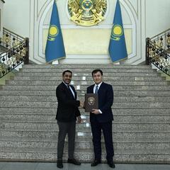 Вновь назначенный Посол Кувейта в Казахстане вручил копии верительных грамот