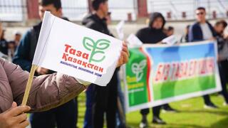 «ТАЗА КАЗАХСТАН»: В ОРДАБАСЫ ПРОШЛА МАСШТАБНАЯ ЭКОАКЦИЯ