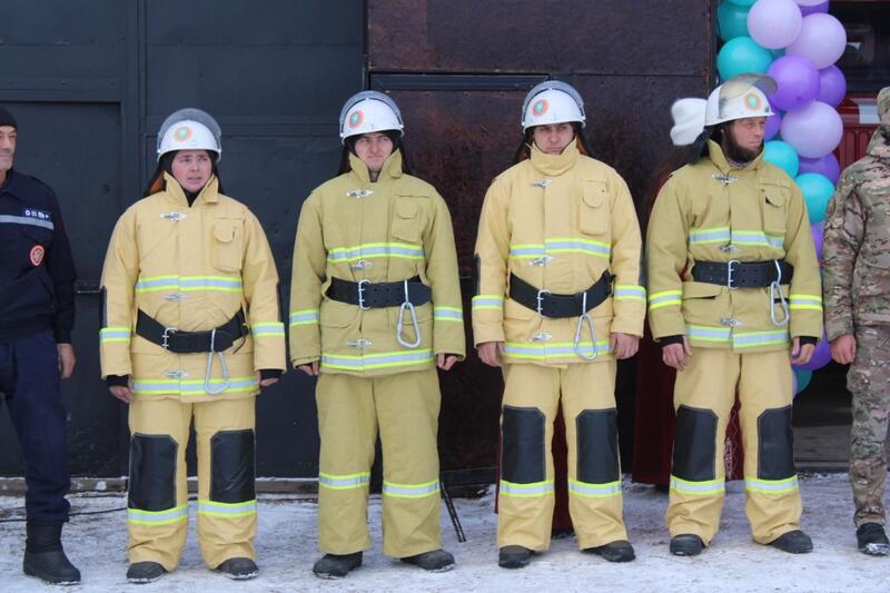 В районах области Абай растет число пожарных постов