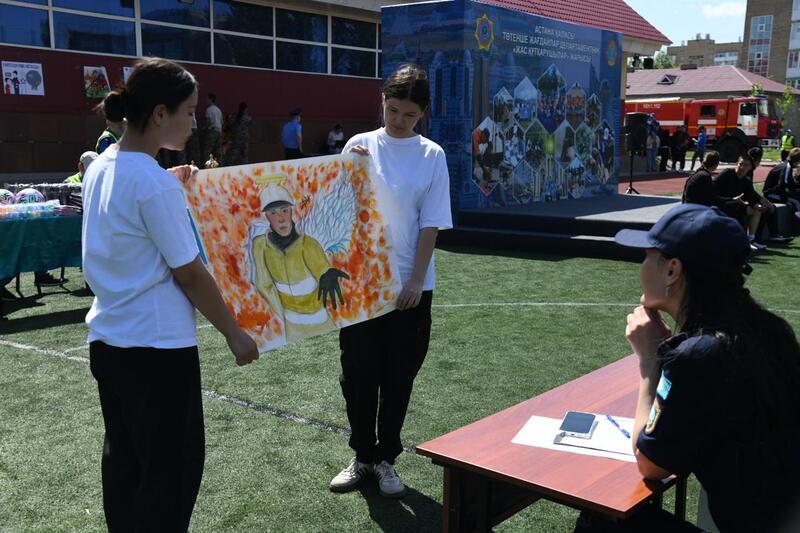 Лучших юных спасателей определяли в Астане