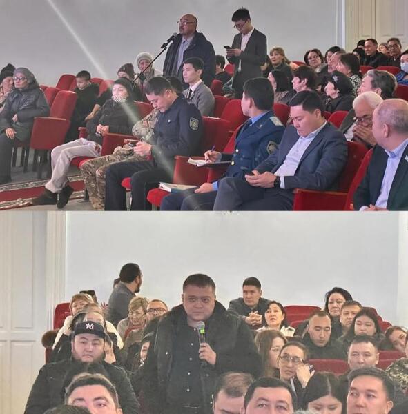 Встреча акима города с жителями