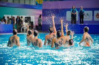 Артистическое плавание: столичные девушки завоевали золото в первый день чемпионата Азии