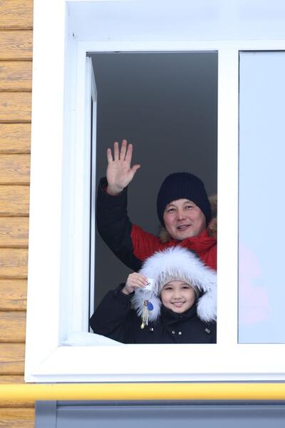 В Аулиеколе новосёлам вручили ключи от новых квартир