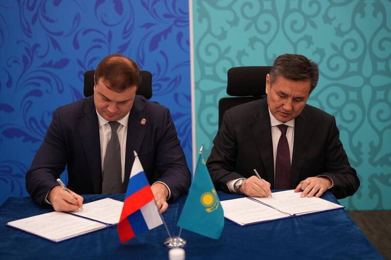Восточно-Казахстанская и Омская области подписали меморандум о сотрудничестве