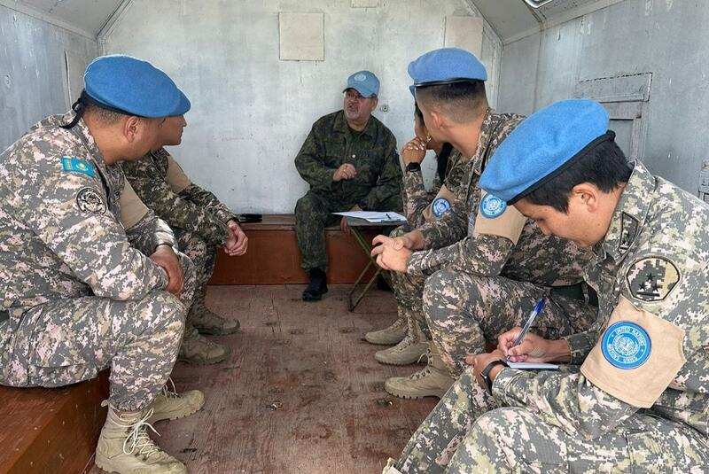 Военнослужащие Вооруженных сил проходят обучение по курсу военных наблюдателей ООН