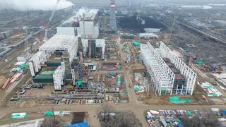 Перевод Алматы на газ: идет установка газовых турбин и генераторов