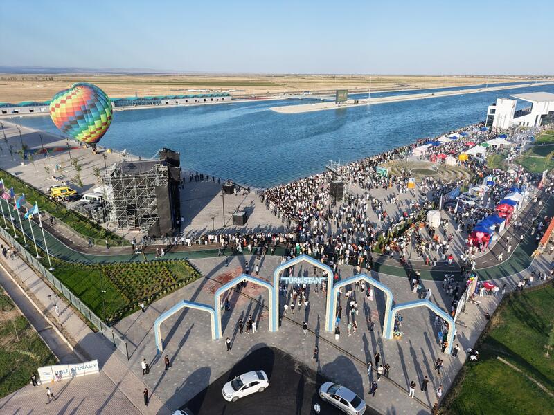 ГРЕБНОЙ КАНАЛ, НЕ ИМЕЮЩИЙ АНАЛОГОВ В ЦЕНТРАЛЬНОЙ АЗИИ, ОТКРЫЛСЯ В ТУРКЕСТАНЕ