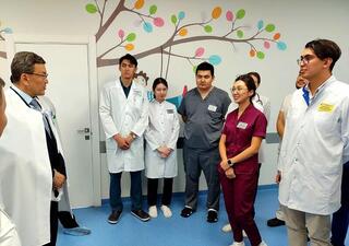 Аким СКО посетил больницы и встретился с врачами