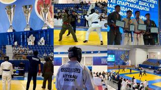 Полицейские выявили сильнейших в рукопашном бою на Спартакиаде МВД РК в Атырау