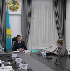Аким области Асаин Байханов провел прием граждан