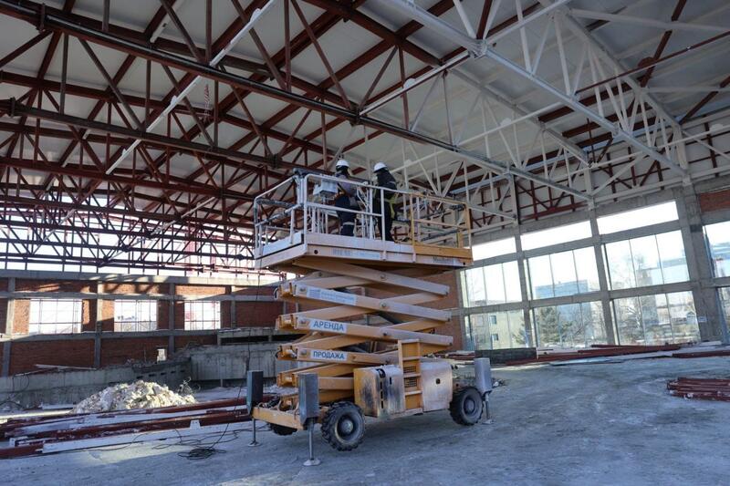 Ход работ по реконструкции аквапарка «Осьминог»