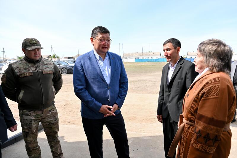 Аким области посетил пожарный пост в селе Бөкенші