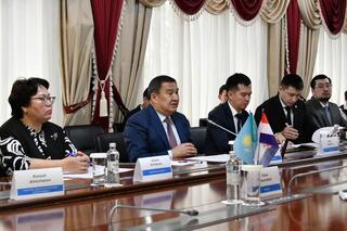 Аким области провел встречу с Послом Хорватии в Казахстане Рефиком Шабановичем