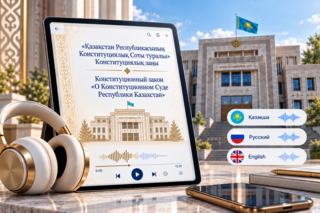 Конституционный закон «О Конституционном Суде Республики Казахстан» доступен в аудиоформате