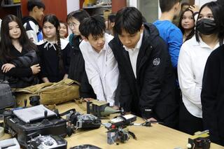 Когда служба – наука: школьники посетили технологический парк Национального университета обороны