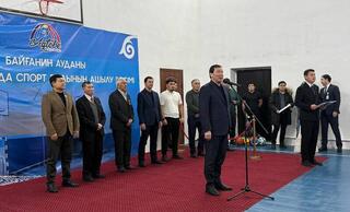 В селе Дияр предприниматели и местные жители построили спортзал