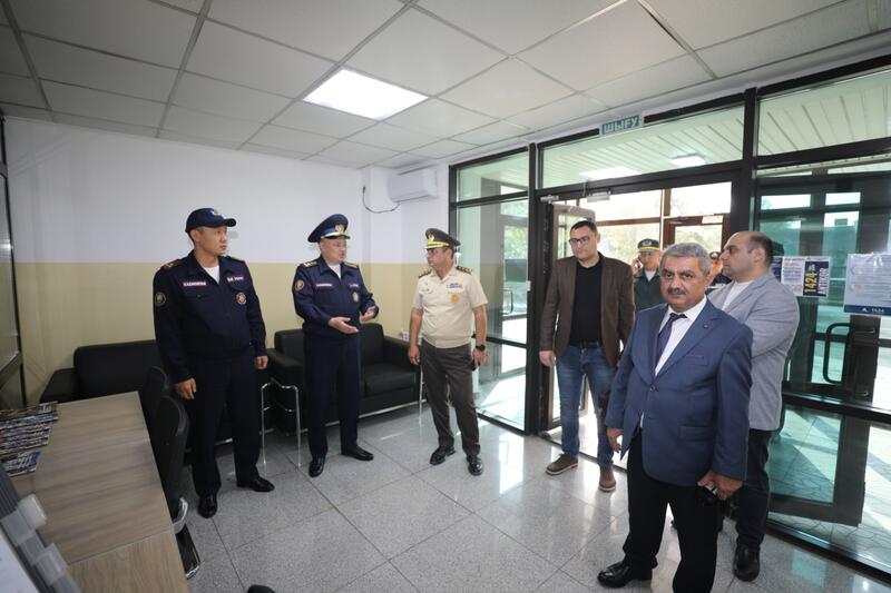 Делегация МЧС Азербайджана посетила подразделения МЧС в Алматы