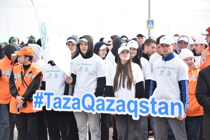 Тысяча горожан поддержала акцию «Таза Қазақстан» на масштабном экоплоггинге в Косшы