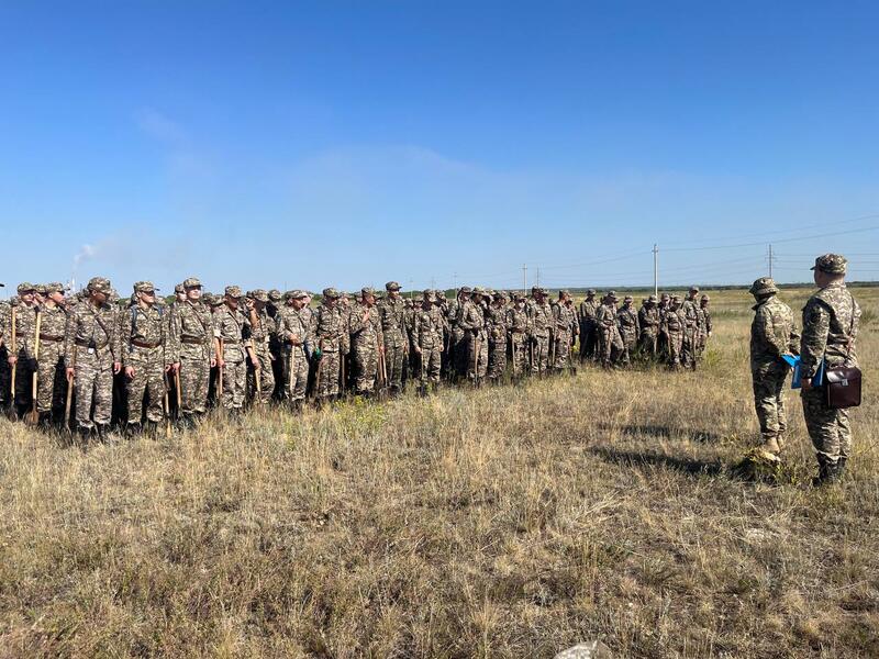 Военно-полевые сборы для выпускников военной кафедры ЕНУ им. Л.Н. Гумилёва