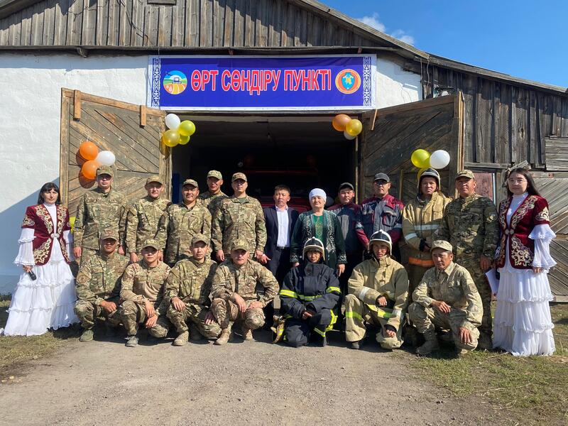 Безопасность на селе: в Акмолинской и Северо-Казахстанской областях открыты и модернизированы пункты ДПФ