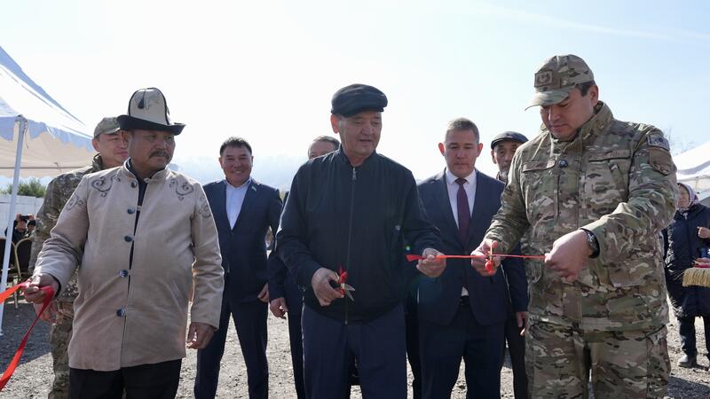 Глава МЧС открыл новый добровольный противопожарный пункт в селе Актерек