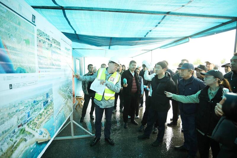 В Актау представили проект современной набережной