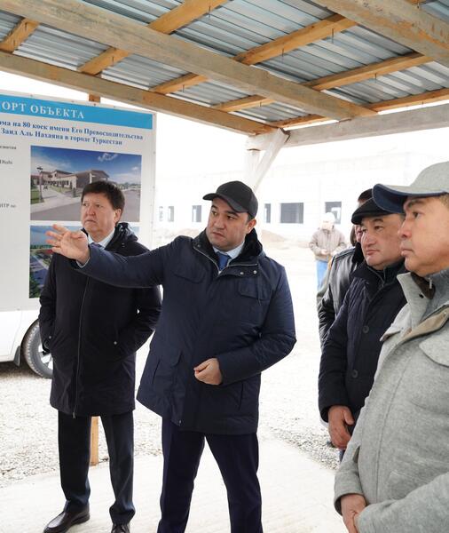 В ТУРКЕСТАНЕ СТРОЯТ СОВРЕМЕННЫЙ ЦЕНТР МАТЕРИ И РЕБЕНКА