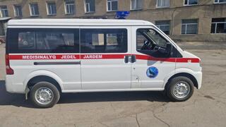 ФАПу Шетского района благотворительный фонд подарил машину скорой помощи