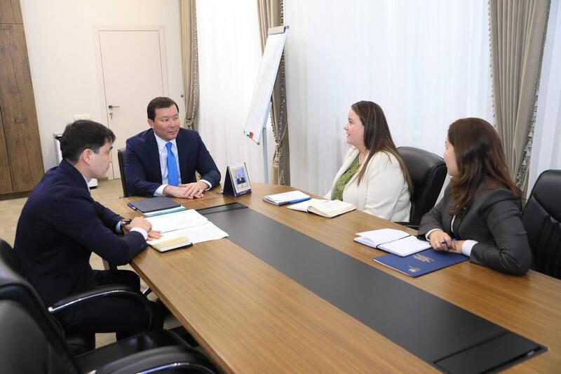 Асхат Шахаров встретился с представителем Посольства Великобритании