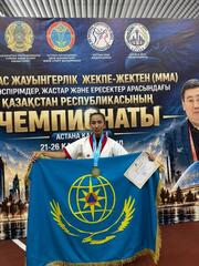 Сотрудница МЧС - чемпионка Казахстана по ММА