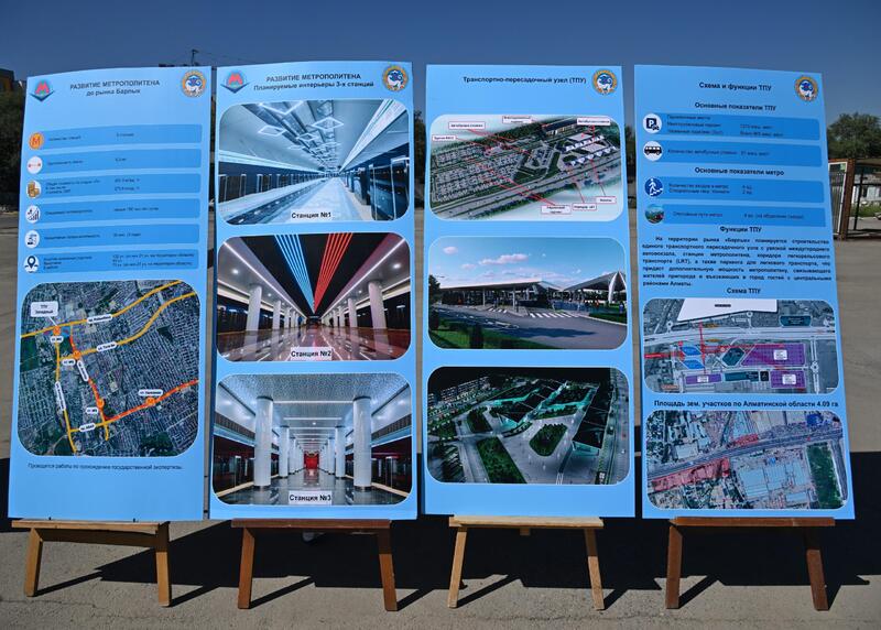 Дархан Сатыбалды ознакомился с проектами развития в районе рынка «Барлык»