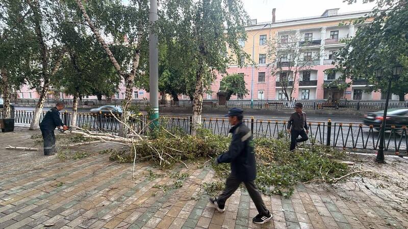 Аким ВКО поручил оперативно устранить последствия ливня в области