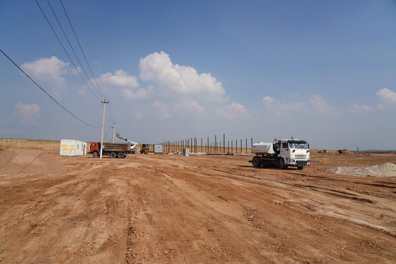 ТУРКЕСТАН: В САРЫАГАШЕ АКТИВНЫМИ ТЕМПАМИ ИДЕТ СТРОИТЕЛЬСТВО ИНДУСТРИАЛЬНОГО ПАРКА
